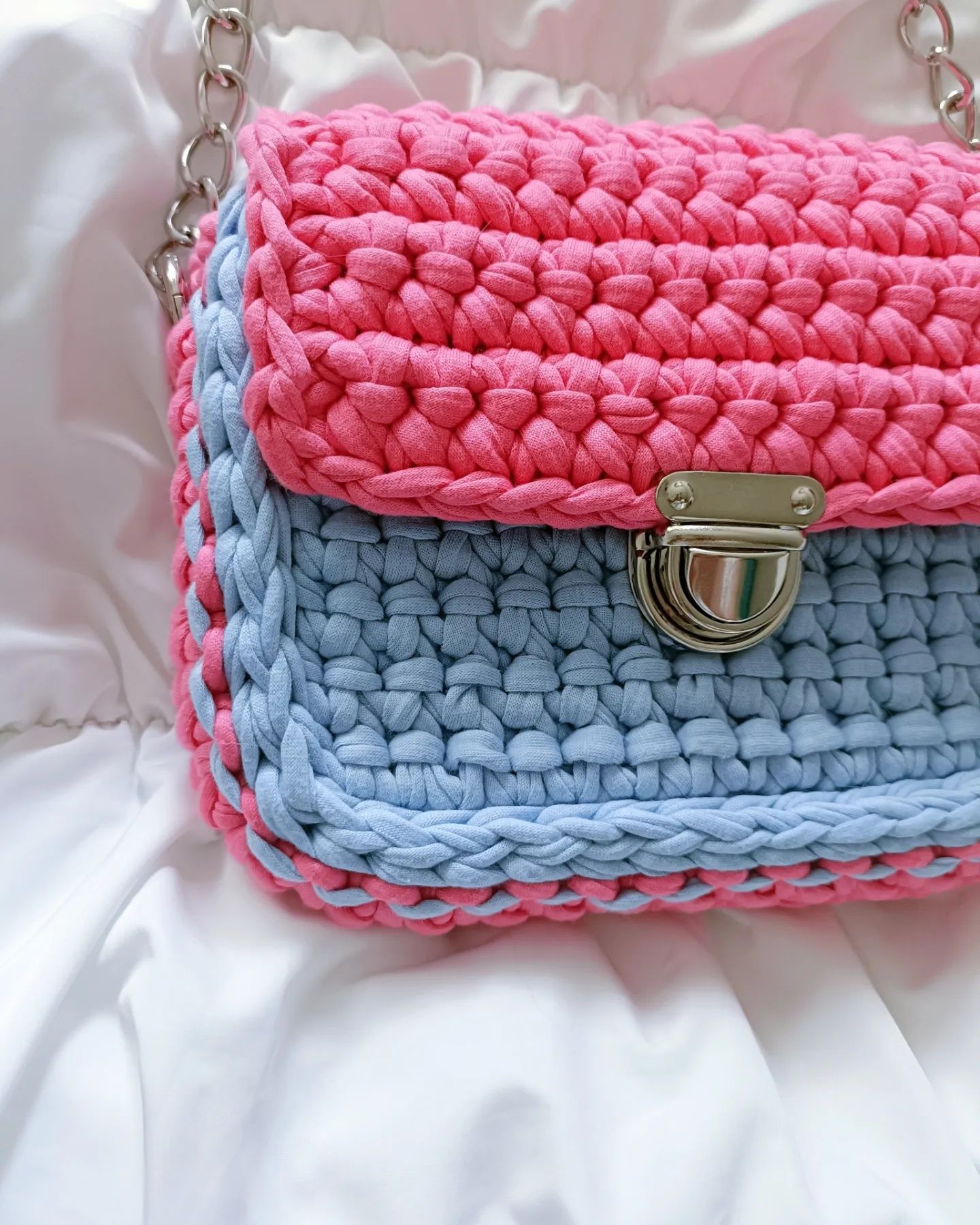 Torebka pleciona handmade