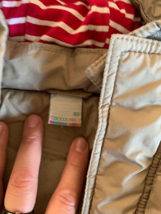 Zestaw zimowy dla chłopca kombinezon rozmiar 80