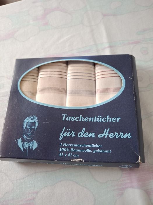 Chusteczki bawełniane dla mężczyzn