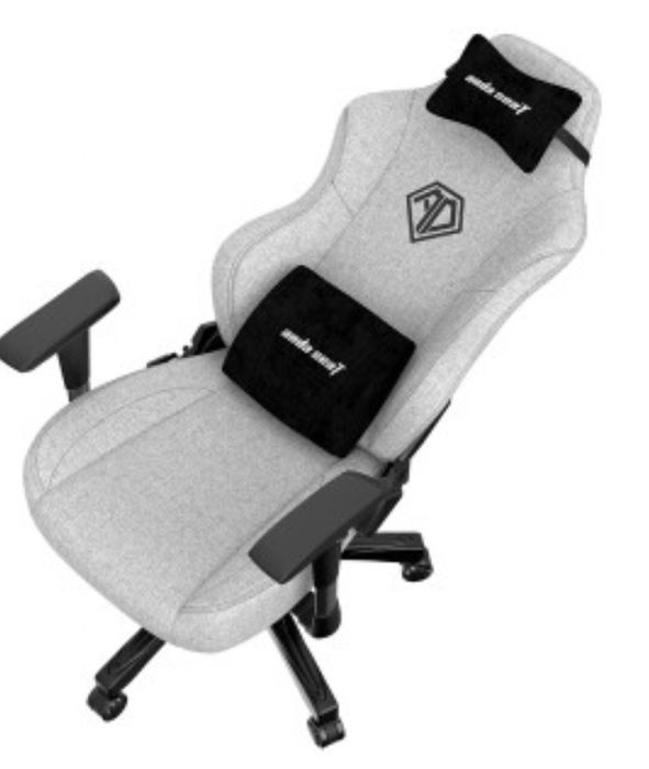 Комп'ютерне крісло Anda Seat Phantom 3 70x55x134 см ігрове, сіре