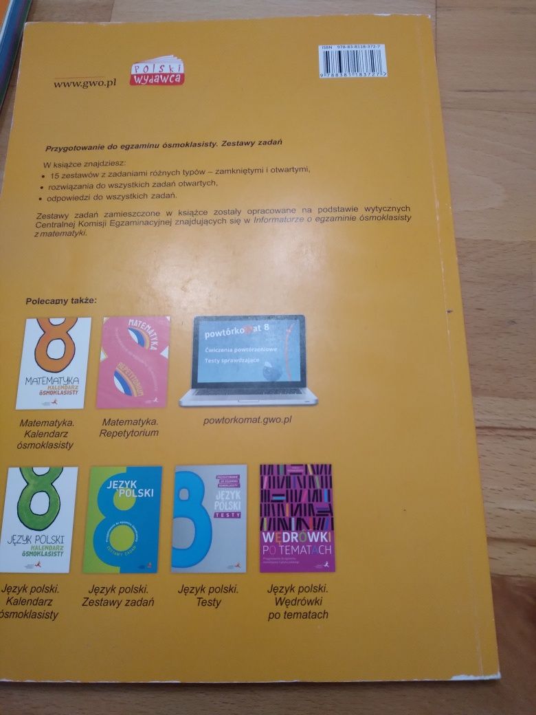 Matematyka zestawy zadań do egzaminu ósmoklasisty Grochowalska