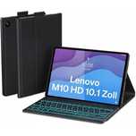 DoohowCase etui klawiatura LED RGB bluetooth do Lenovo Tab M10 HD 2gen