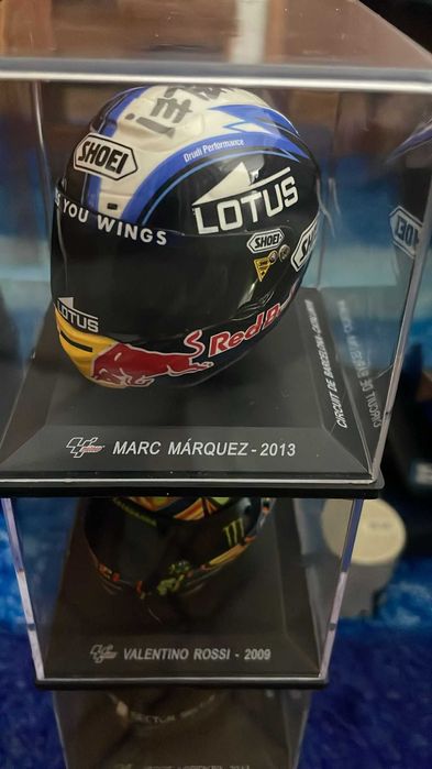 Capacetes miniatuara Moto GP
