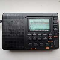 Радиоприемник всеволновой Retekess V115 FM/AM/SW, MP3, type-c