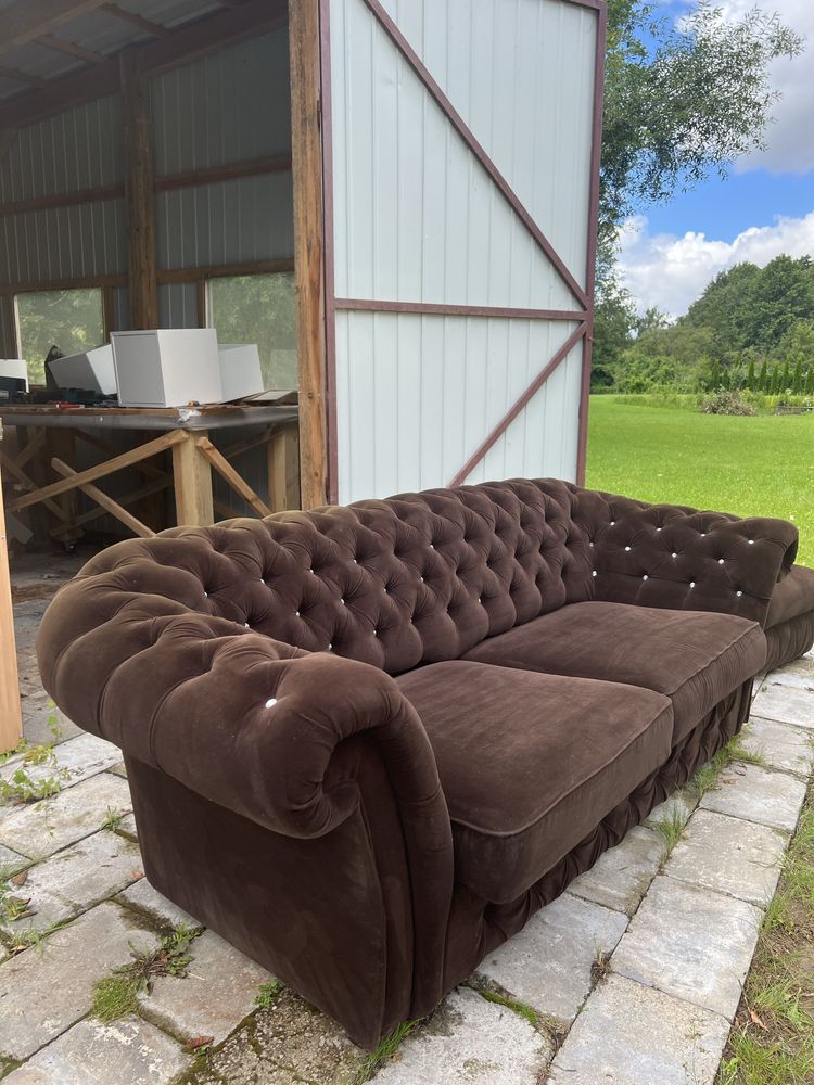 Sofa/Wersalka KLER Chesterfield Tkanina Velvet