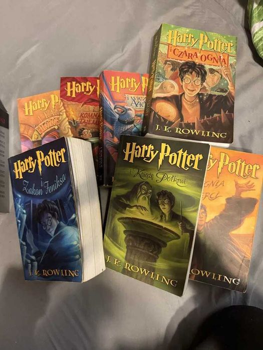 11 książek Harry Potter J.K.Rowling tomy 1-8 Pierwsze wydania + bonusy