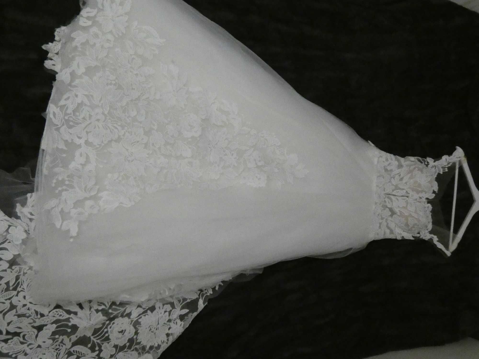 Suknia ślubna MELORY roz.40 + welon kolor Ivory