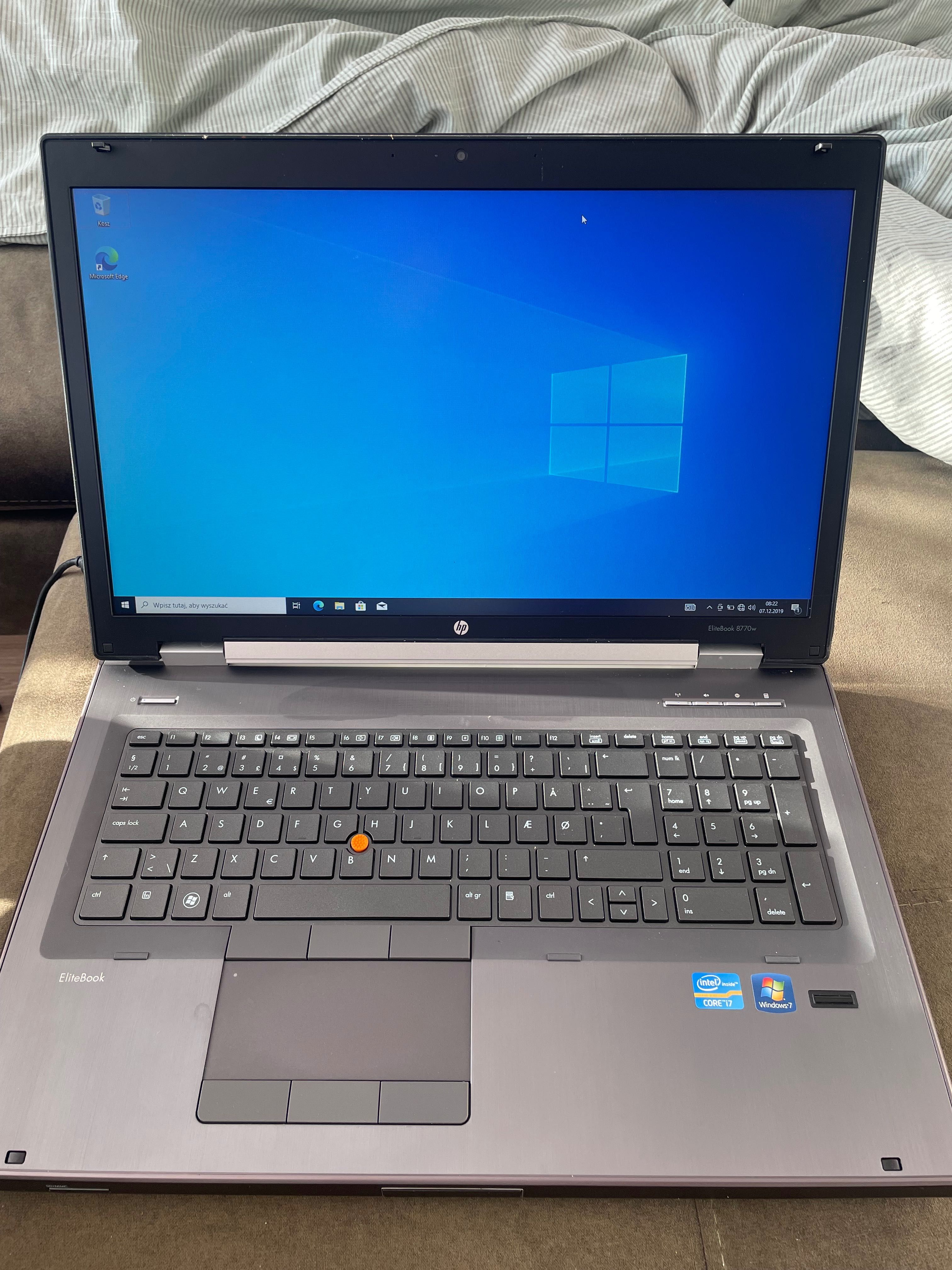 HP EliteBook 8770w stacja robocza