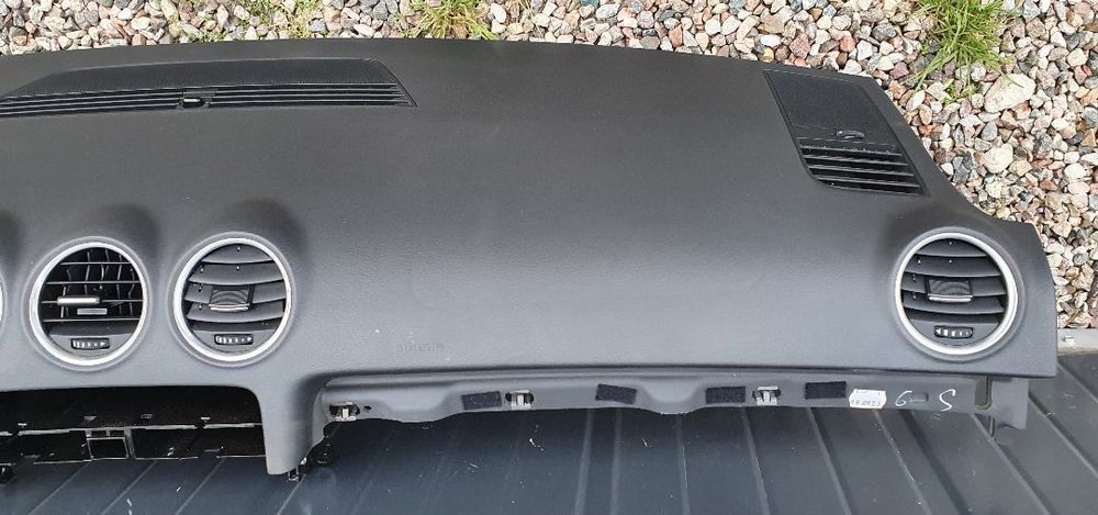 deska rozdzielcza konsola audi a4 b6 b7 cabrio czarna europa