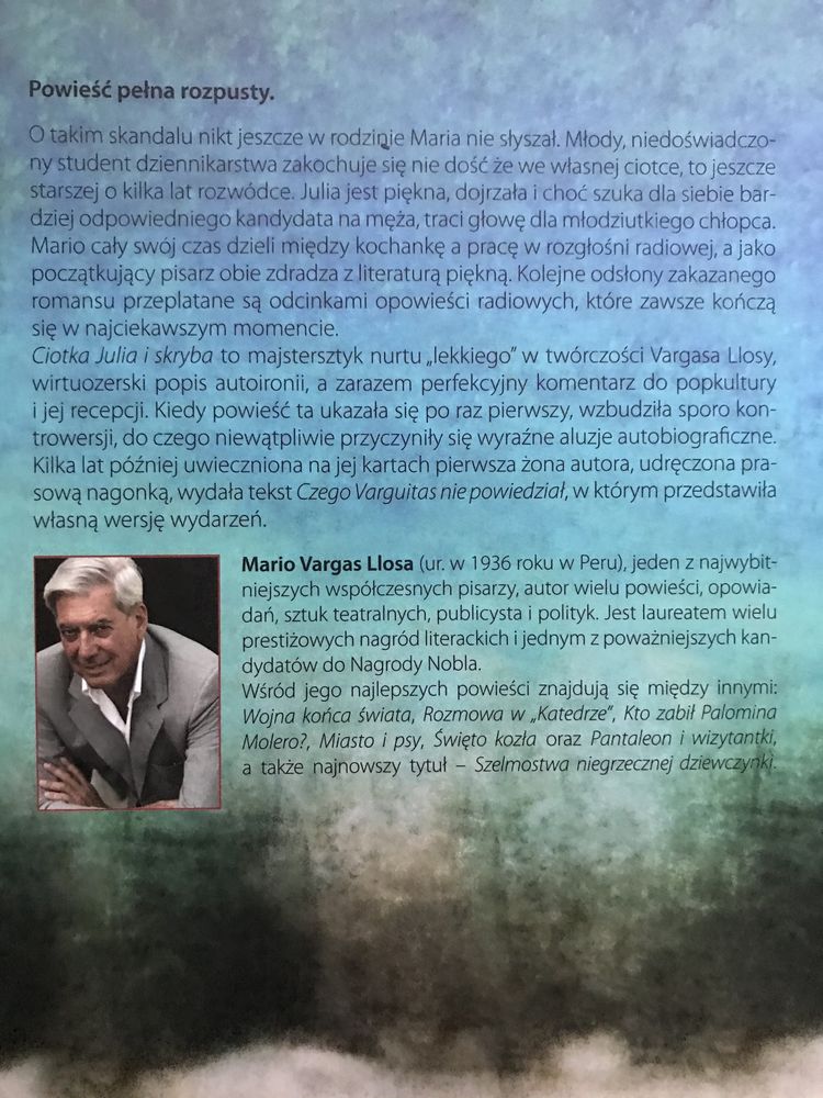 Mario Vargas Llosa • Gawędziarz • Ciotka Julia • Pantaleon