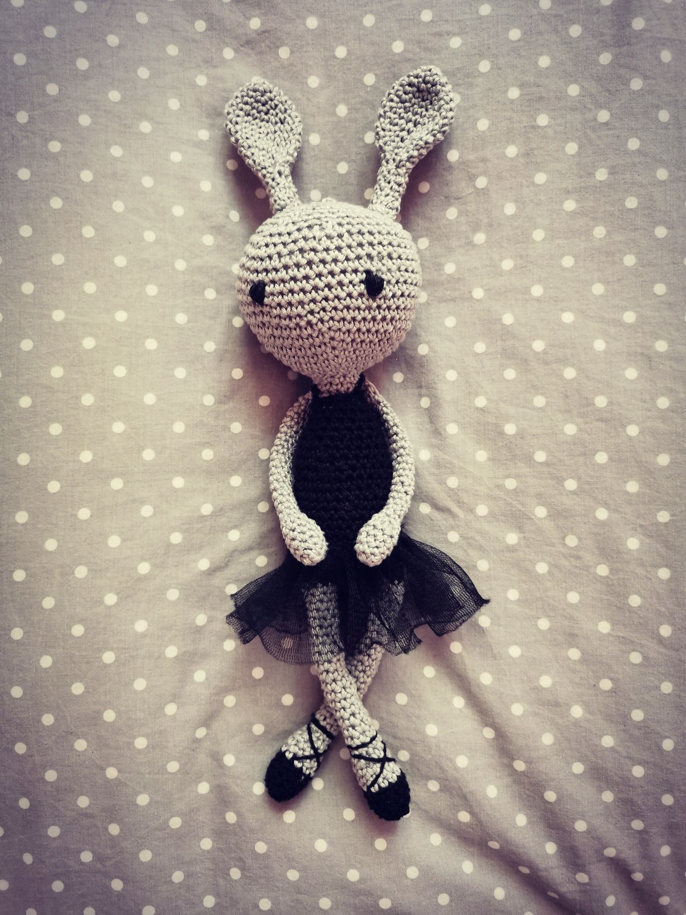 Królik baletnica króliczek balerina maskotka przytulanka handmade