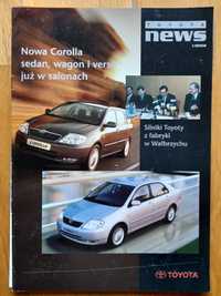 TOYOTA Corolla hatchback, sedan, kombi, verso rok 2002