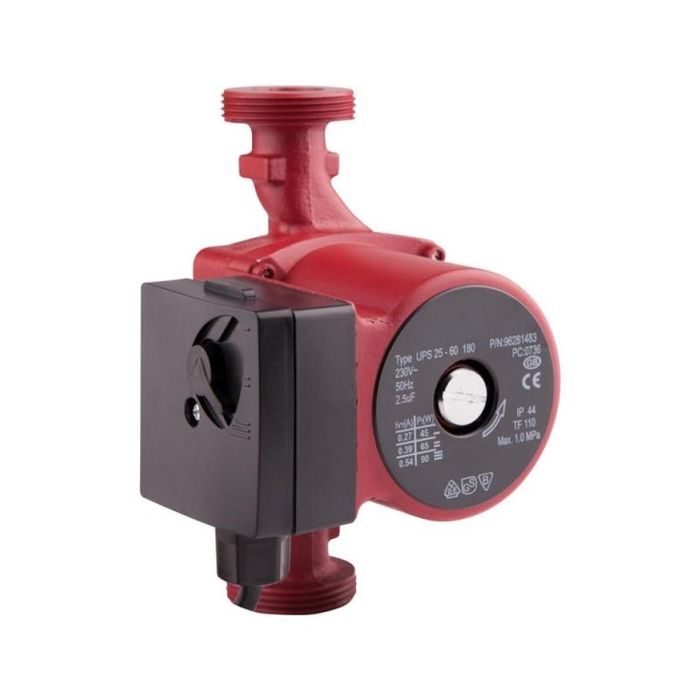 Насос циркуляційний GRUNDFOS 25/60/180 з дротом (без гайок) мідна обм.