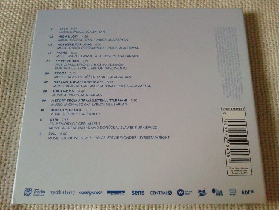 Aga Zaryan – High & Low  CD