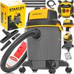 Odkurzacz Przemysłowy Bezworkowy Mokro Sucho Gipsu Stanley 3200w Gniaz