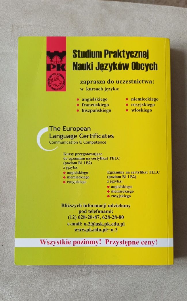 Książka do j.angielskiego Politechnika Krakowska kierunek Energetyka