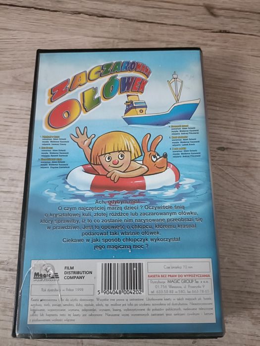 Kaseta VHS zaczarowany ołówek
