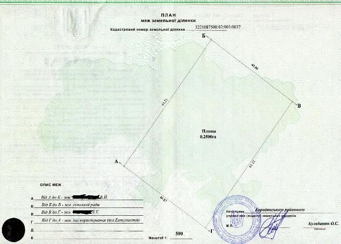 земля Пилиповичі, Бородянський район, Київська область