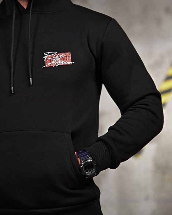 Худі на флісі GENESIS Rise black