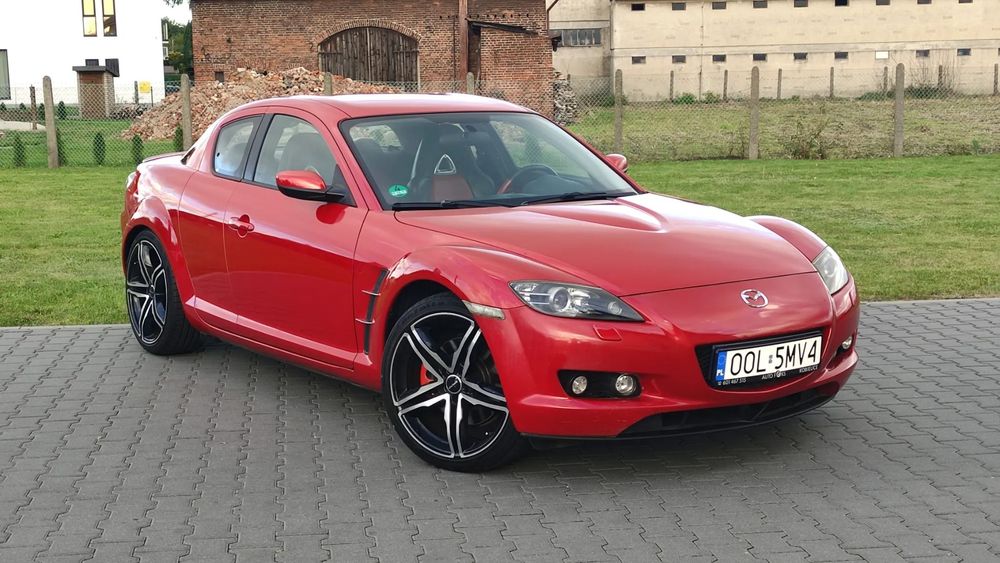 Mazda RX-8 Piękna Czerwona Perła, Zadbana, Serwisowana