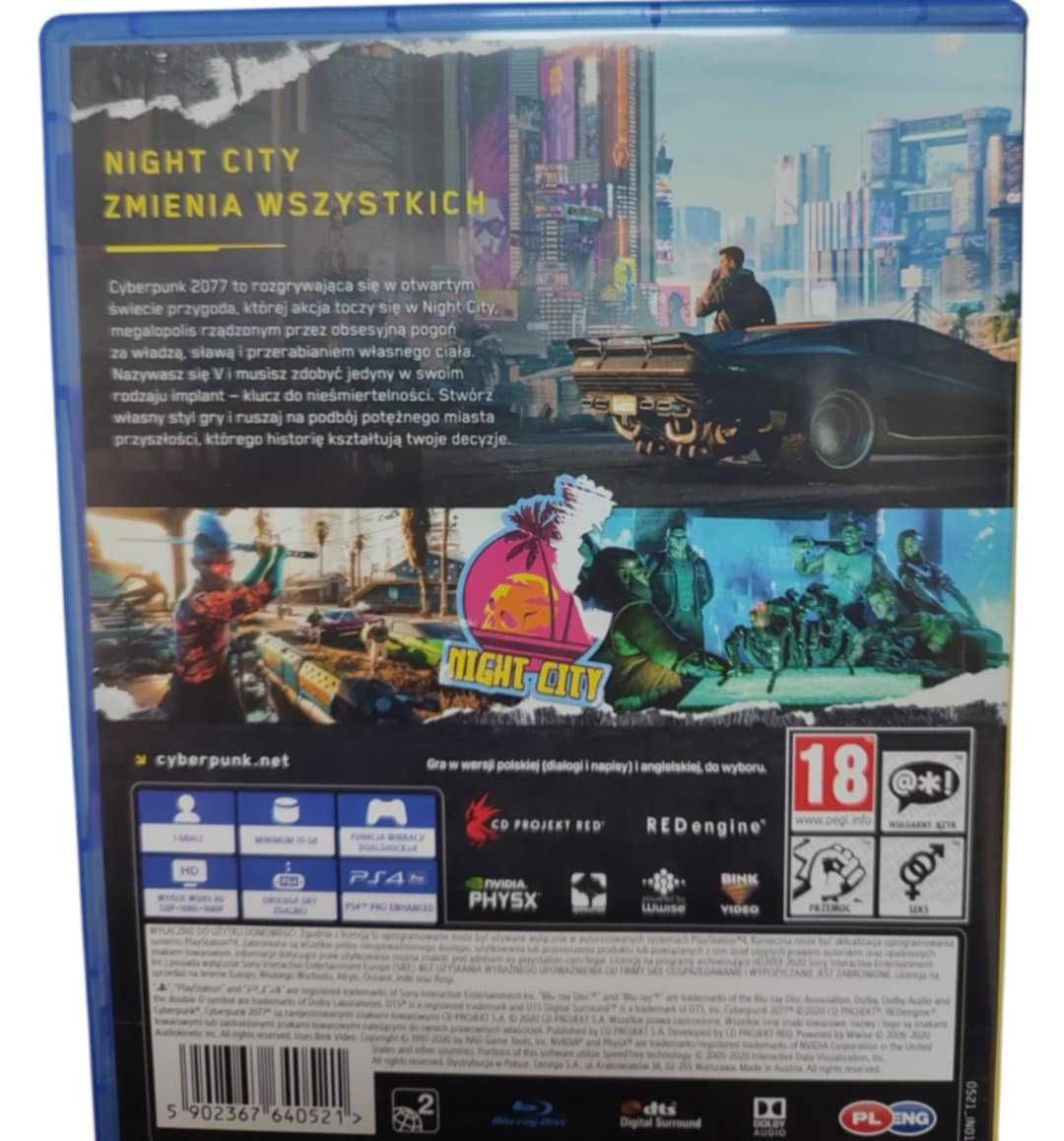 Gra na Ps4 CyberPunk 2077