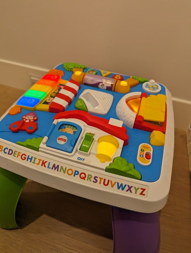 Stolik edukacyjny Fisher Price wersja Angielska & Hiszpańska