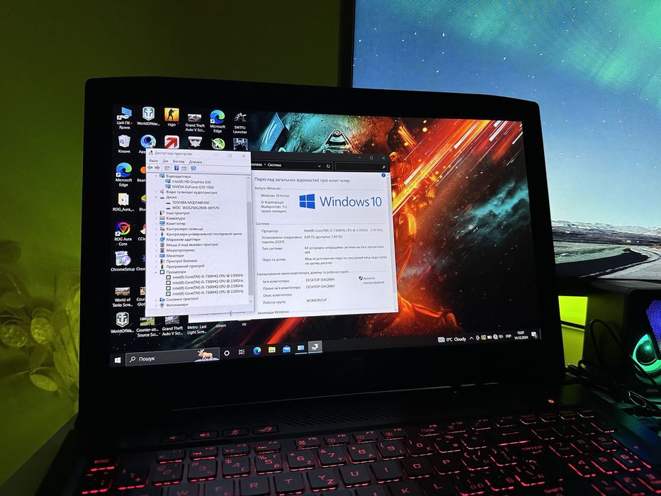 ИГРОВОЙ Asus ROG Strix + Девайсы