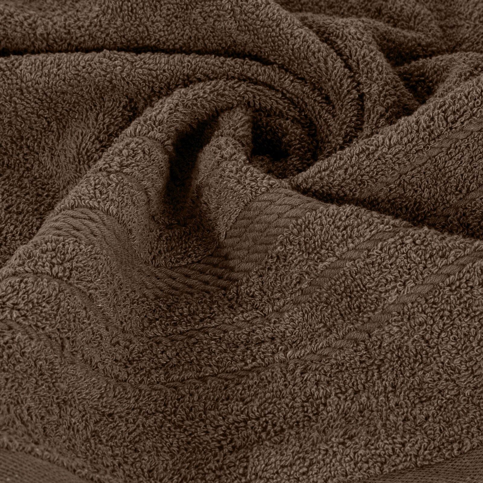 Ręcznik Elma 30x50 brązowy frotte 450g/m2