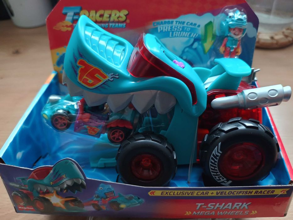 DINO AUTO T-Racer T-Shark - zestaw NOWY