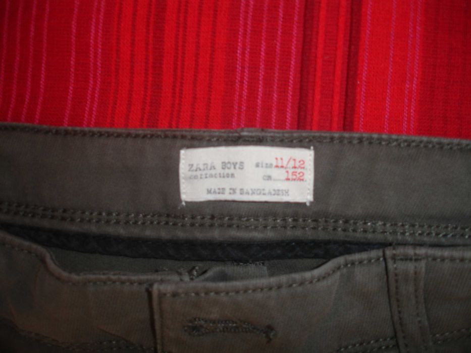 Calça Cinzenta Boys da Zara 12 anos (1,52cm)