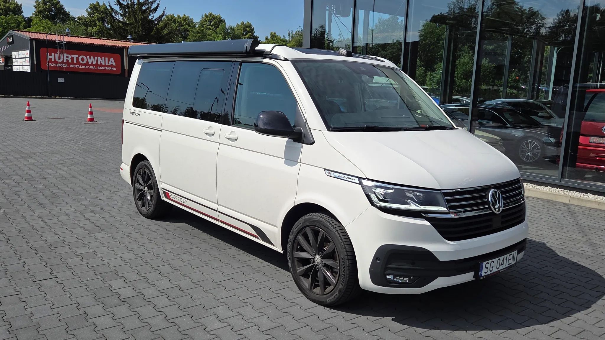 Volkswagen California FV 23% / 4-MOTION / HIGHLINE / 7 OSÓB / Fotele dla dzieci / Hak