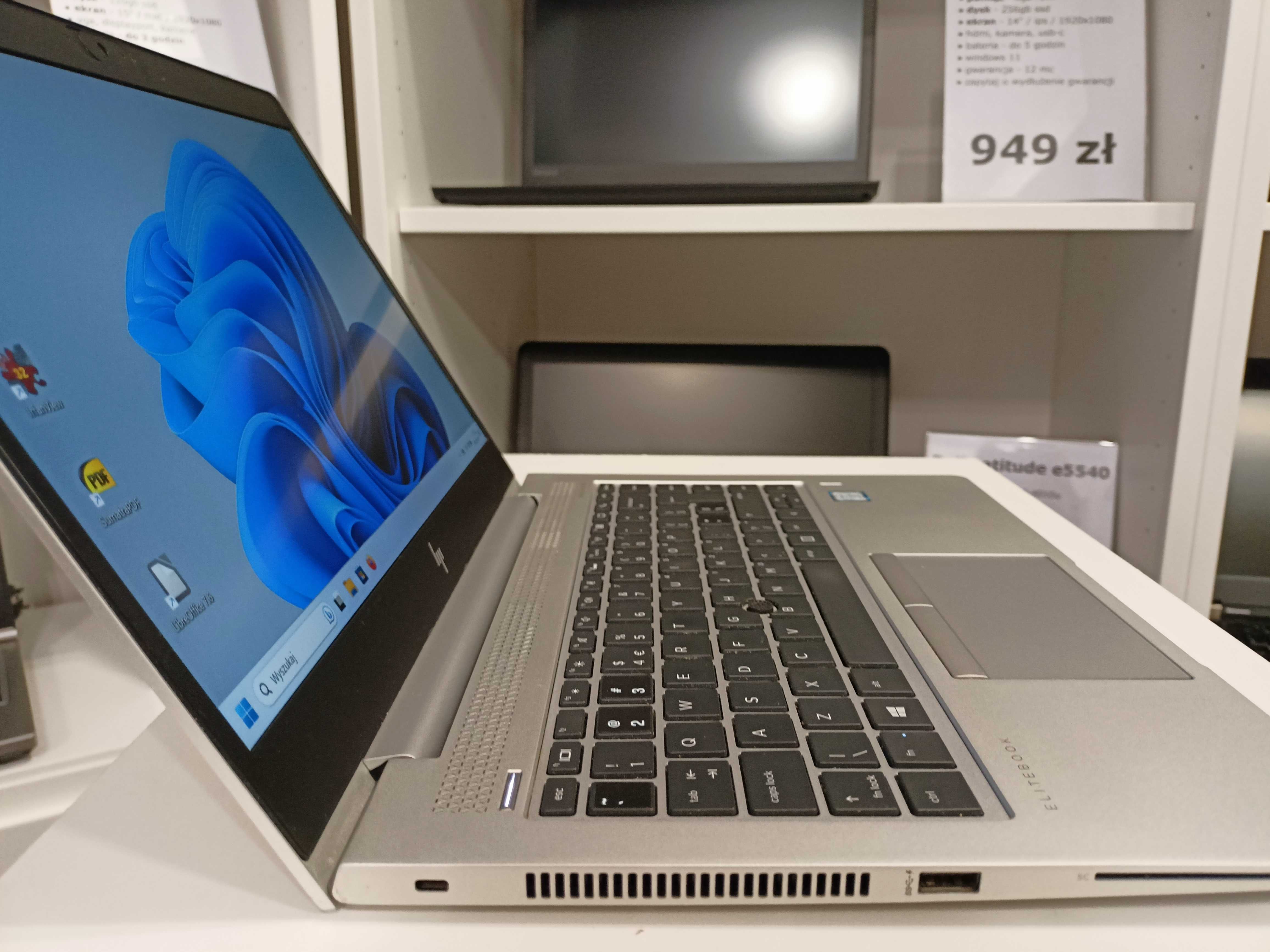 HP EliteBook 840 G6 i5-8350u 8gb 256 ssd IPS FHD usb-c  FV23% RATY 0%