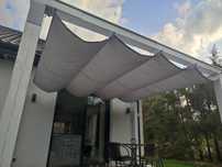 Materiał Taras Zadaszenie Roleta Pergola 4x3 3x4