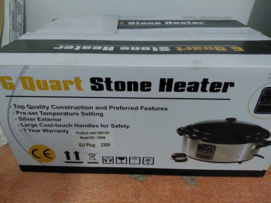 Aquecedor para pedras de massagem