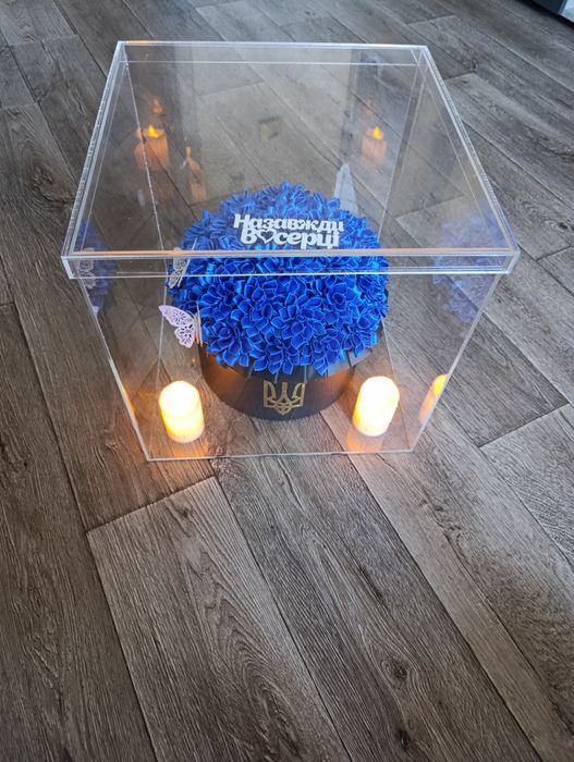 Квіти для Захісника, ручна робота, атласна стрічка