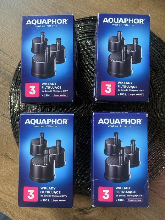 Wkłady Aquaphor do butelki filtrującej CITY