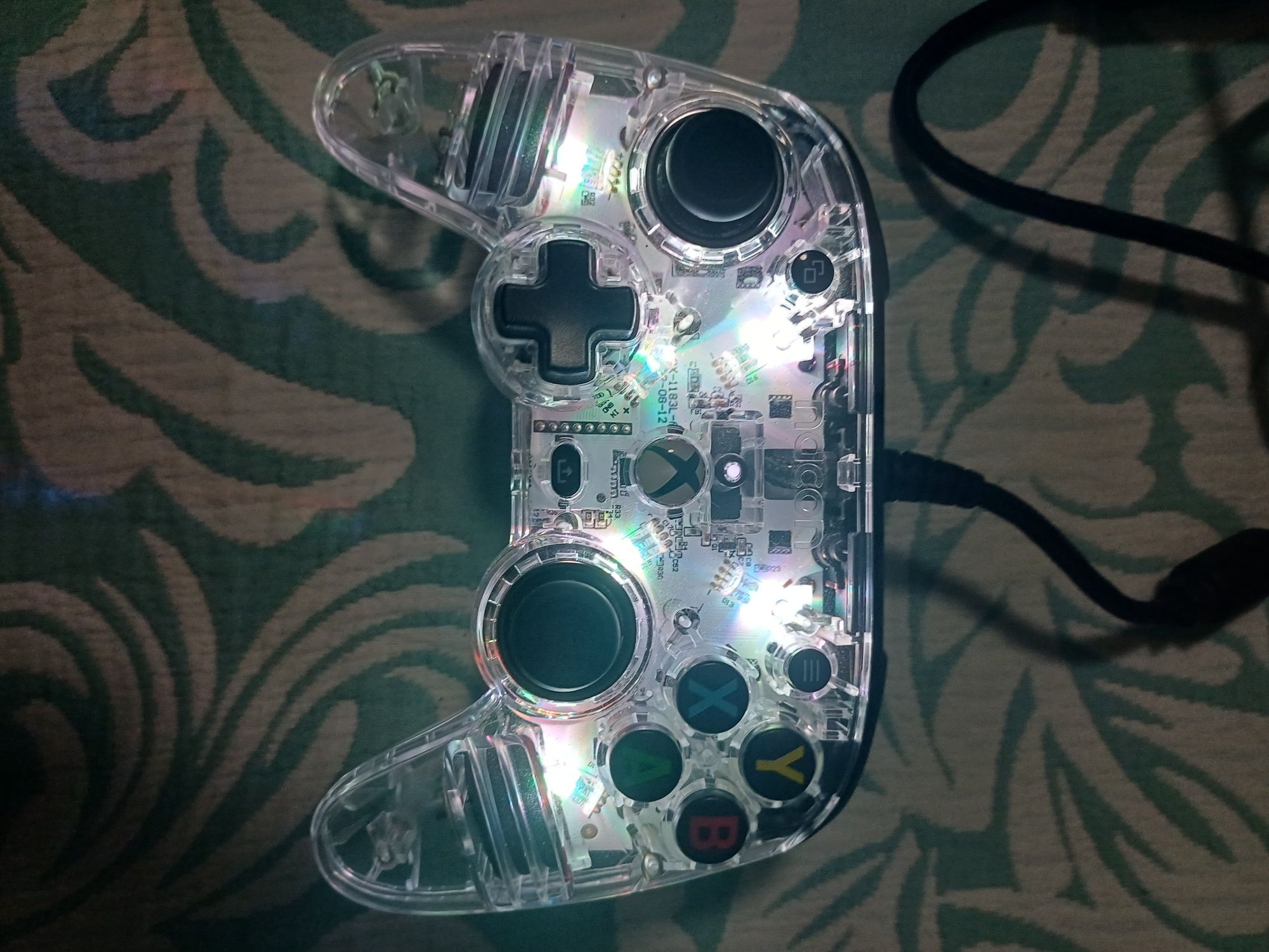 Comando Xbox como novo Pro inpact color ligth com 3 metros fio