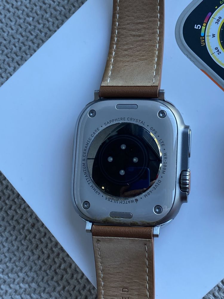 Apple watch ultra 49mm titanium black używany