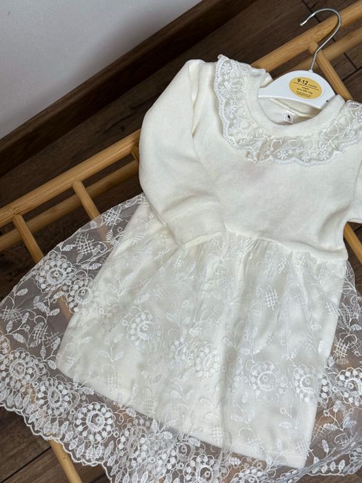 Плаття тепле біле