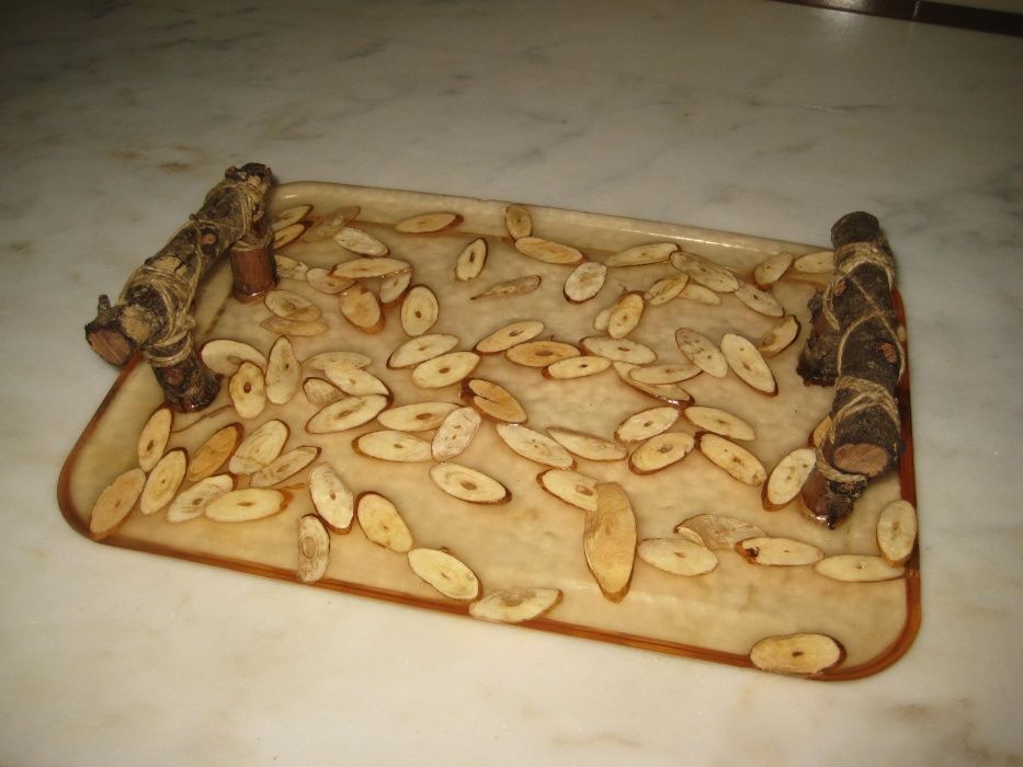 Tabuleiro original artesanato português, anos 90(Nunca Usado)