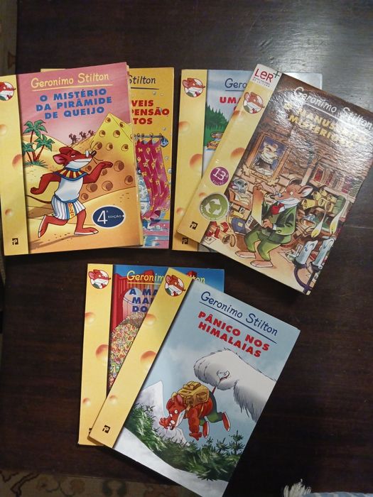 Livros da coleção Geronimo Stilton (venda individual ou em conjunto)