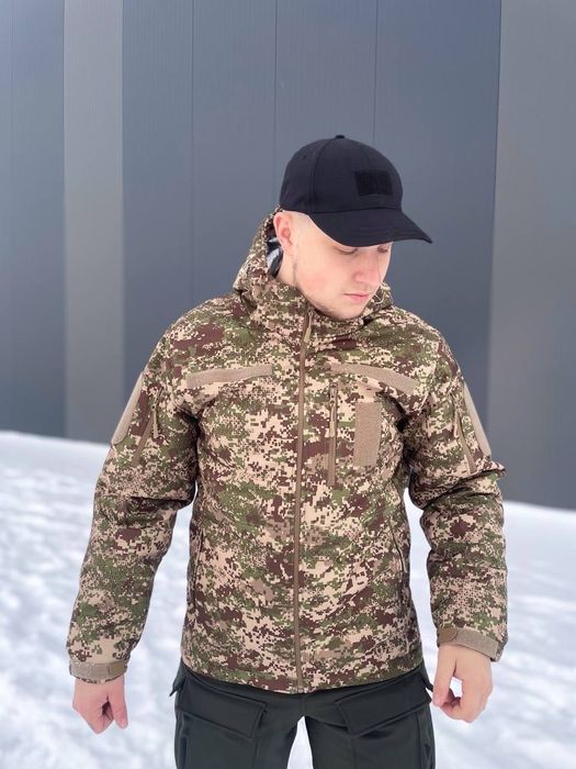 Зимова куртка хижак на омні хіт soft shell куртка зимова нгу