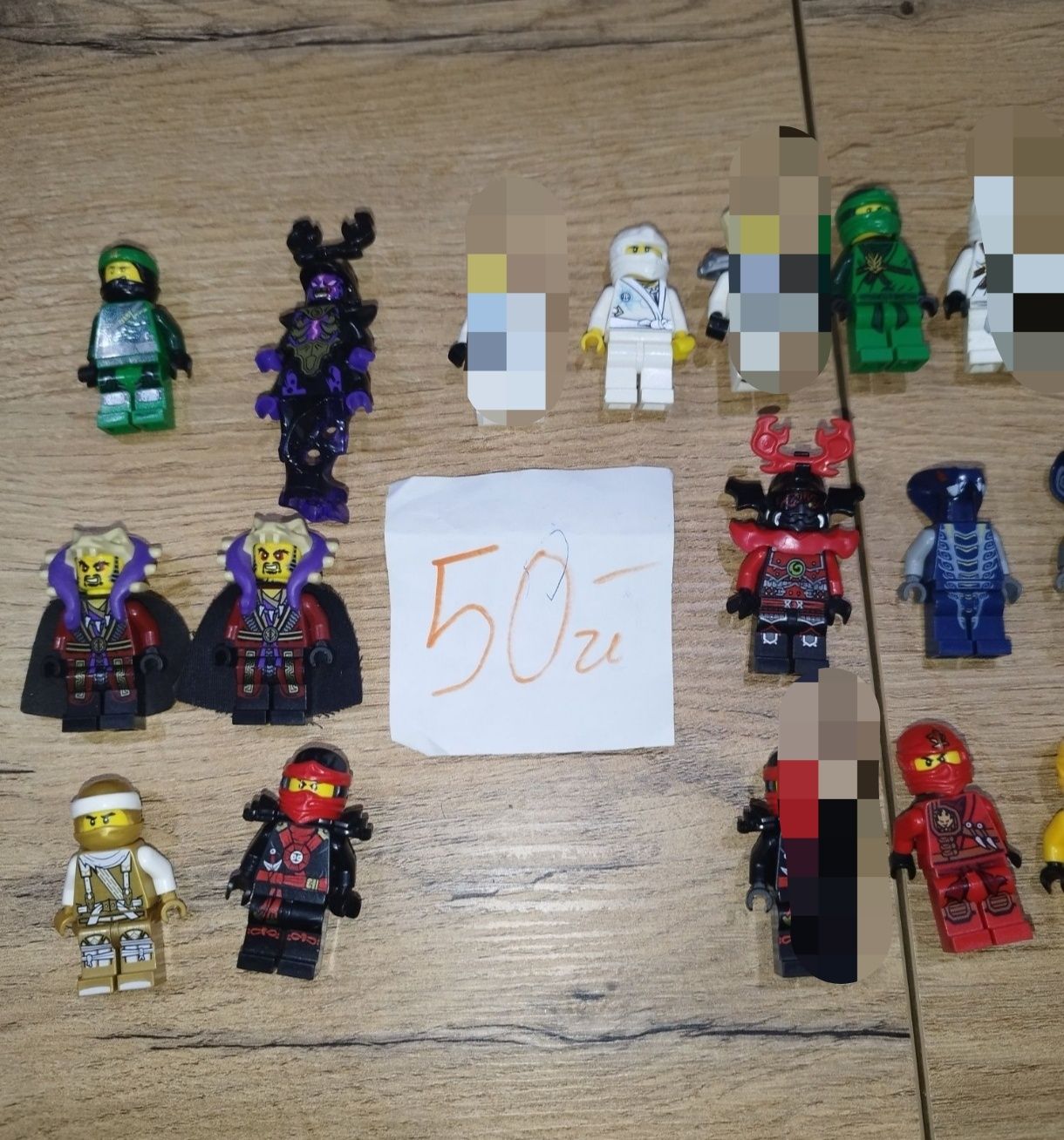 Figurki lego ninjago każda po 50 zl