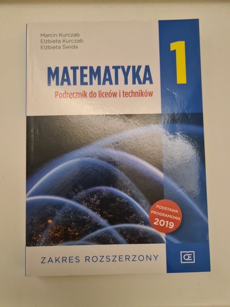 Podręcznik Matematyka Rozszerzona kl.1 liceum i technikum