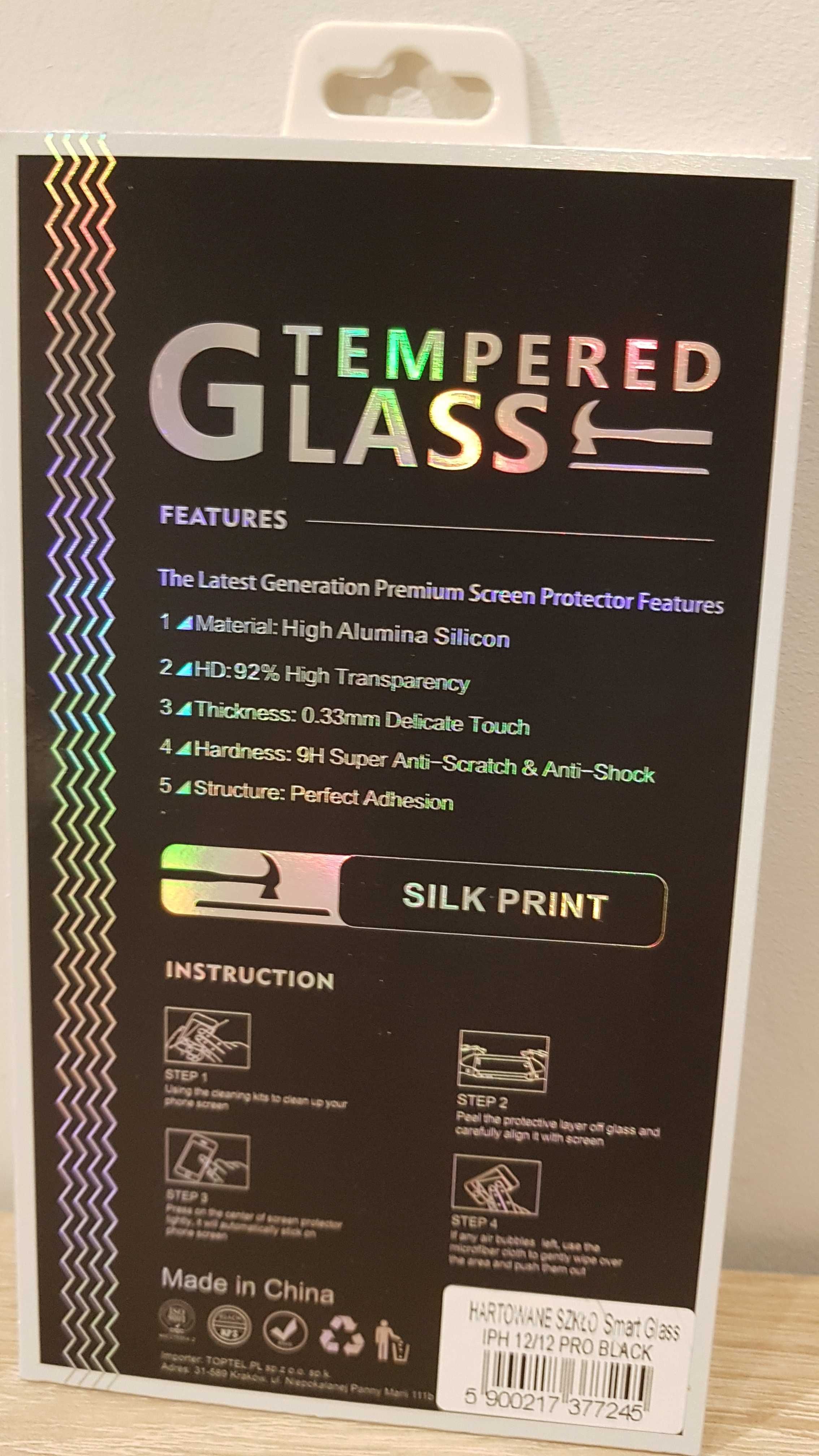 Hartowane szkło Smart Glass do IPHONE 7 / 8 / SE 2020 / SE 2022 CZARNY