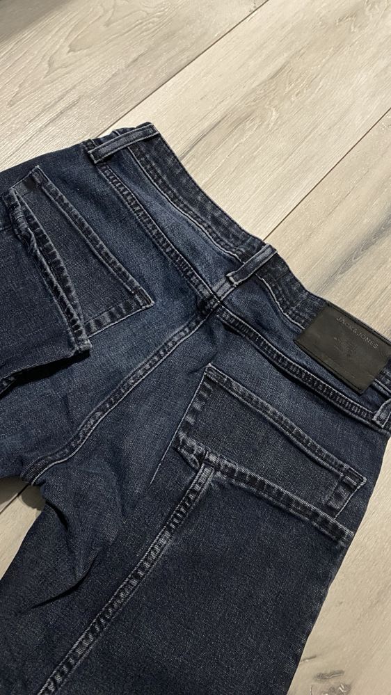 Spodnie Jack&Jones 29/32 COMFORT / MIKE granatowe męskie