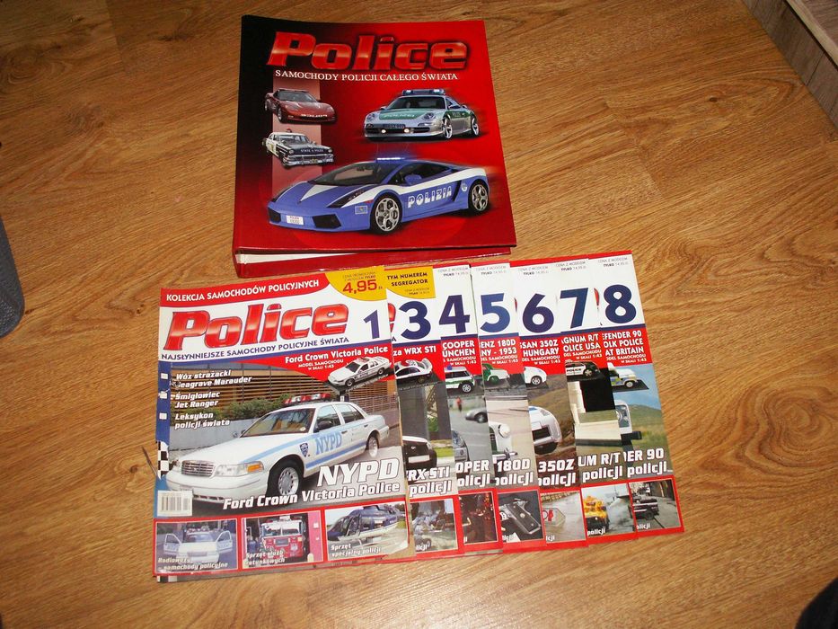 Amercom - Police Segregator Samochody Policyjne Całego Świata + Gratis