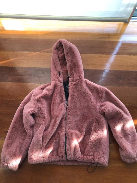 Casaco de pelo rosa  XS