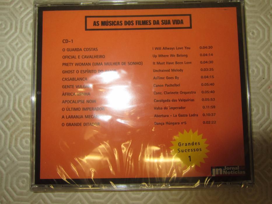CD As músicas dos filmes da sua vida - Jornal de Notícias