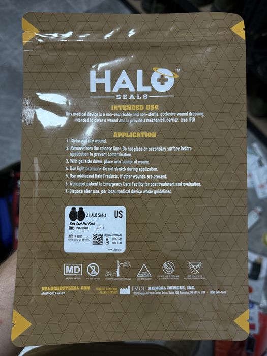 Оклюзійна наліпка Halo Chest Seal